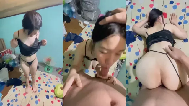 mampir kosan cewe cindo pas banget lagi pakai bikini jadi sange lanju ewe